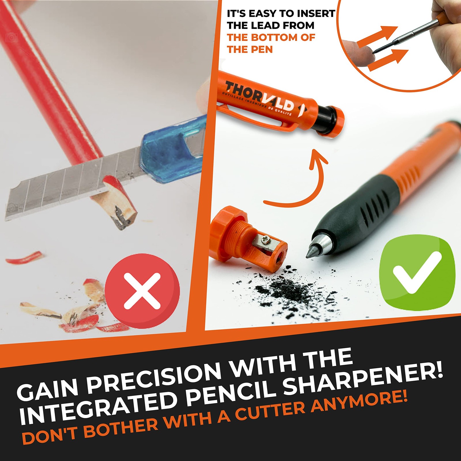 2 PCS 7 Inch Carpenter Square Set 1/16 Precision MultiPurpose Tool Set