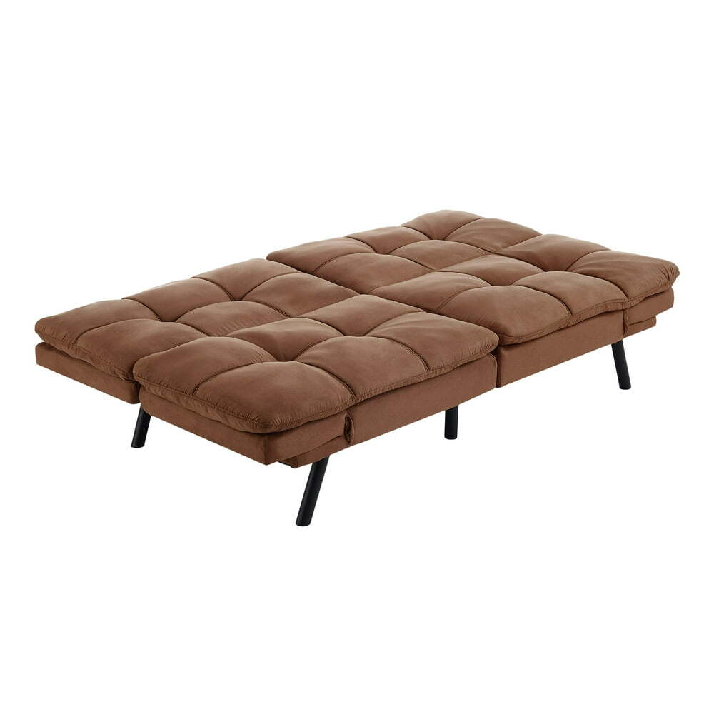Memory Foam Futon Sofa Bed Couch Sleeper Convertible Foldable Loveseat FULL Size