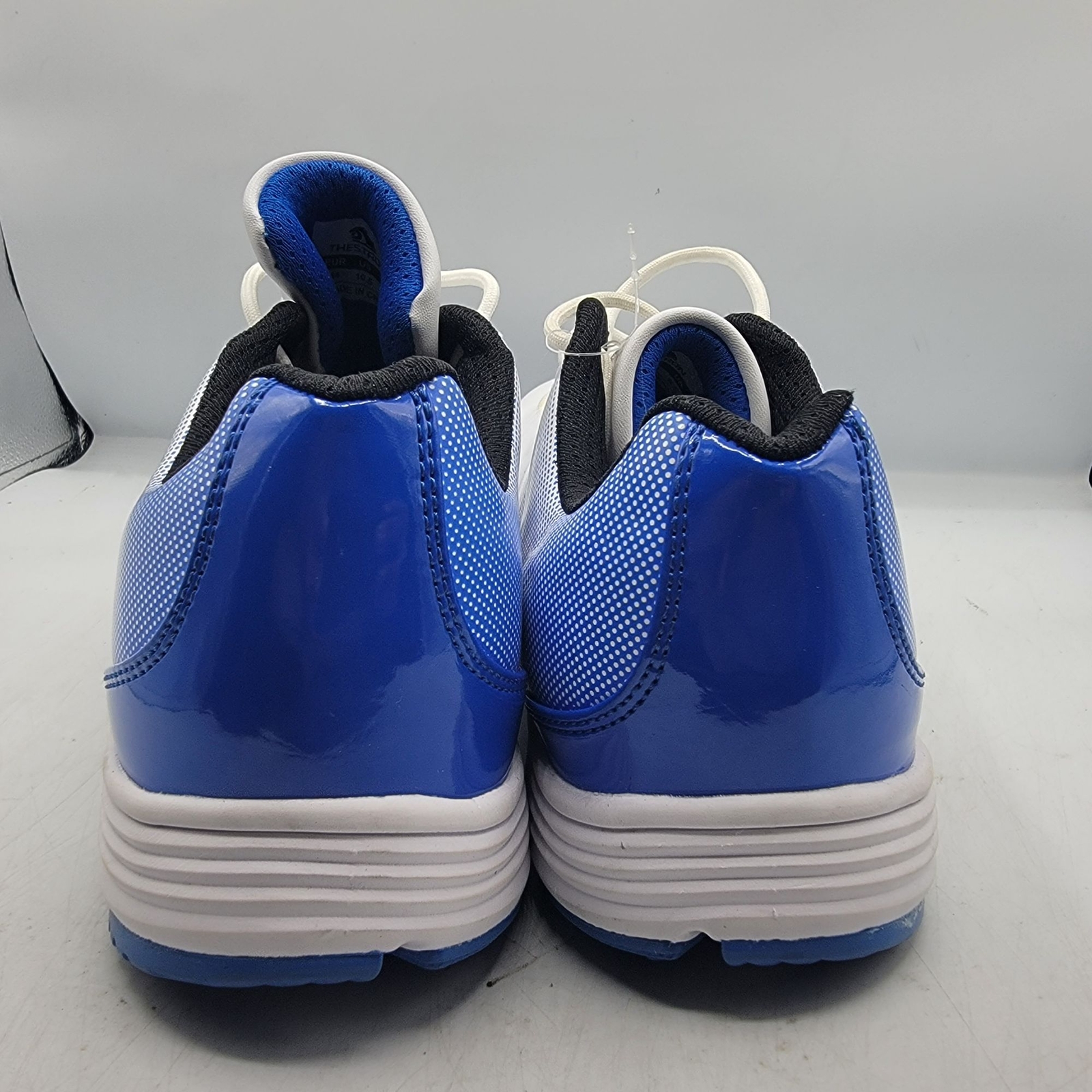 Thestron Tourlite Pro 2023 Mens 10.5 White Blue Spikless Golf Shoes