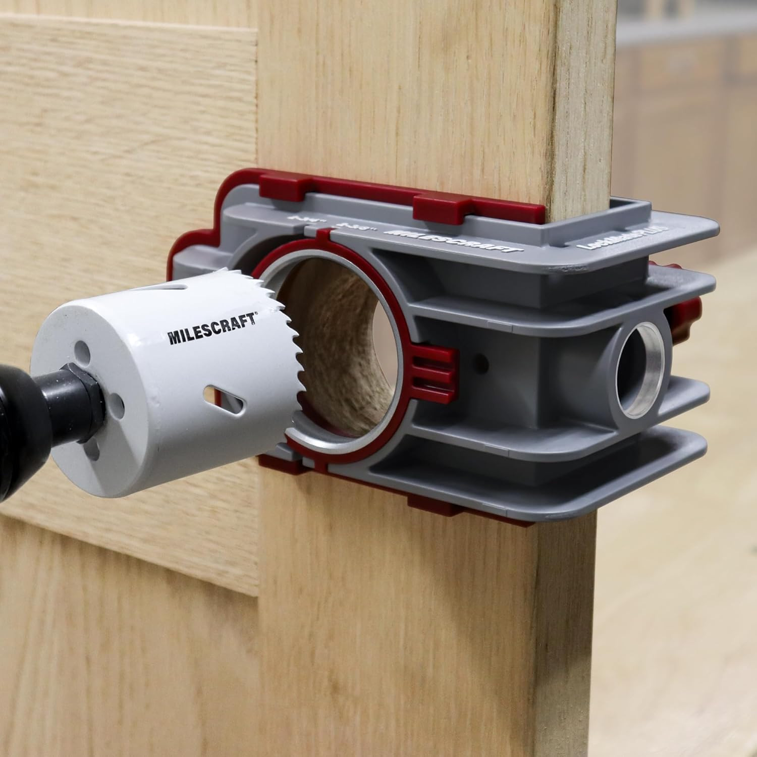 7301 Door Kit – for Installing Door Locks, Knobs, and Hinges. Self-Clamping Lock