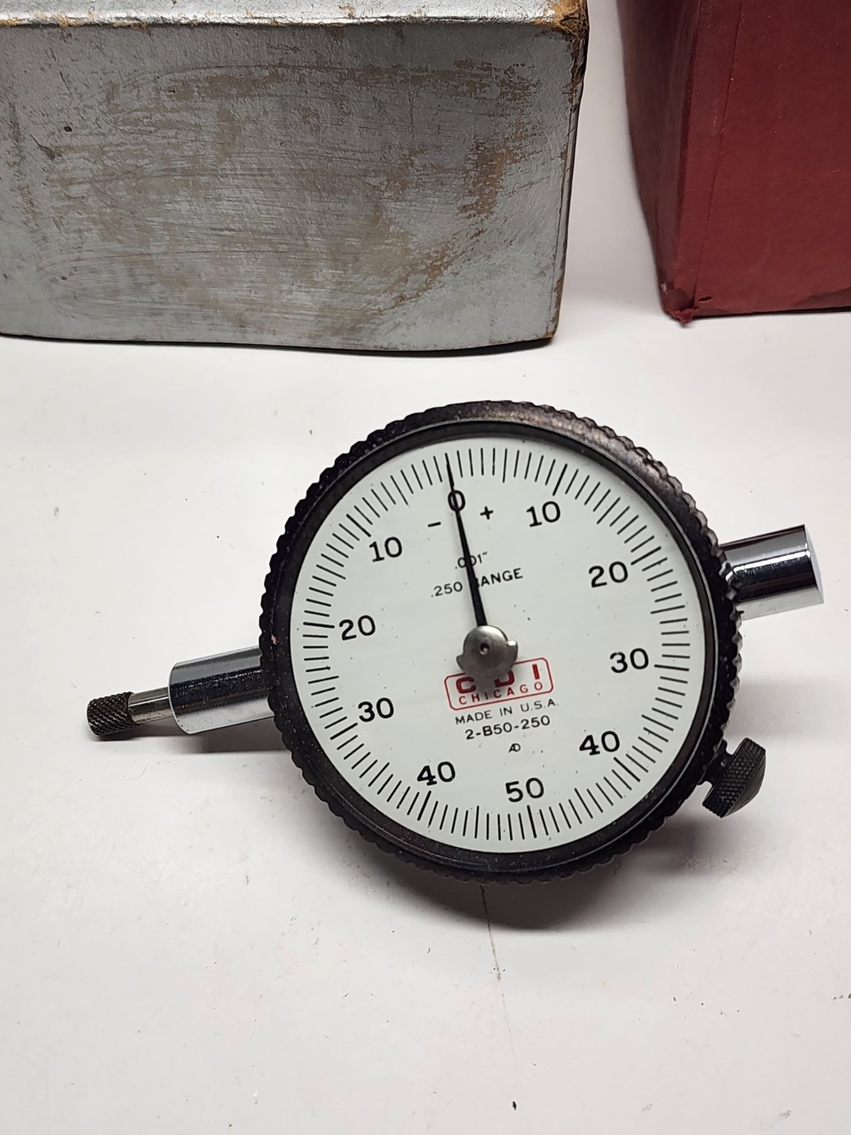CDI Chicago 2-B50-250 .001" Dial Indicator Made In USA