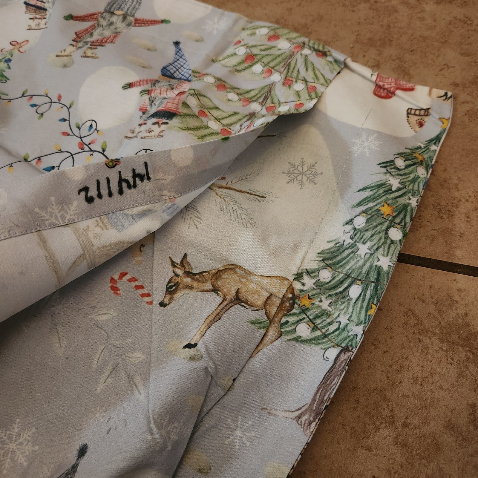 NEW Pottery Barn Snow Day Gnome EURO sham