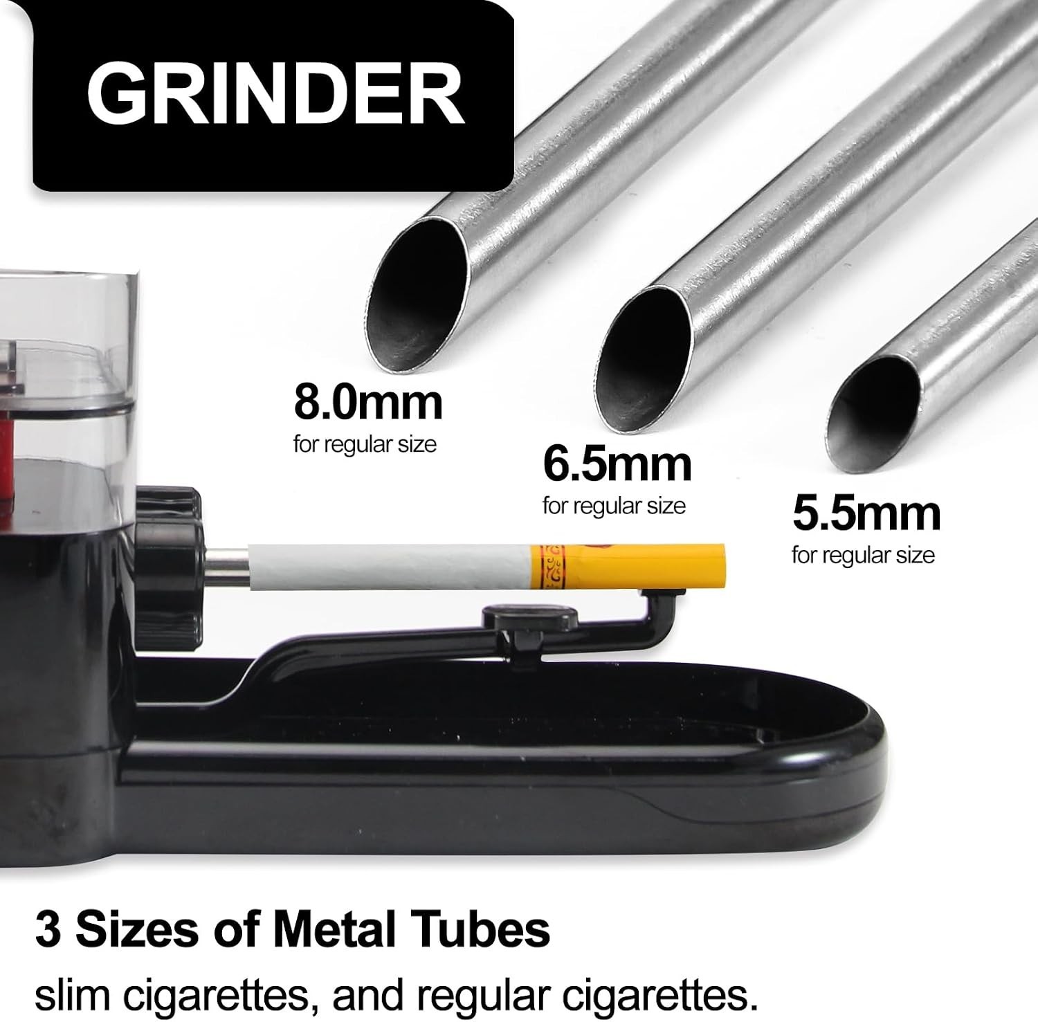 Multi-Size Electric Cigarette Rolling Machine - User-Friendly & Stylish Design