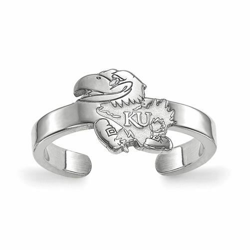 SS Univ of Kansas Jayhawk Toe Ring
