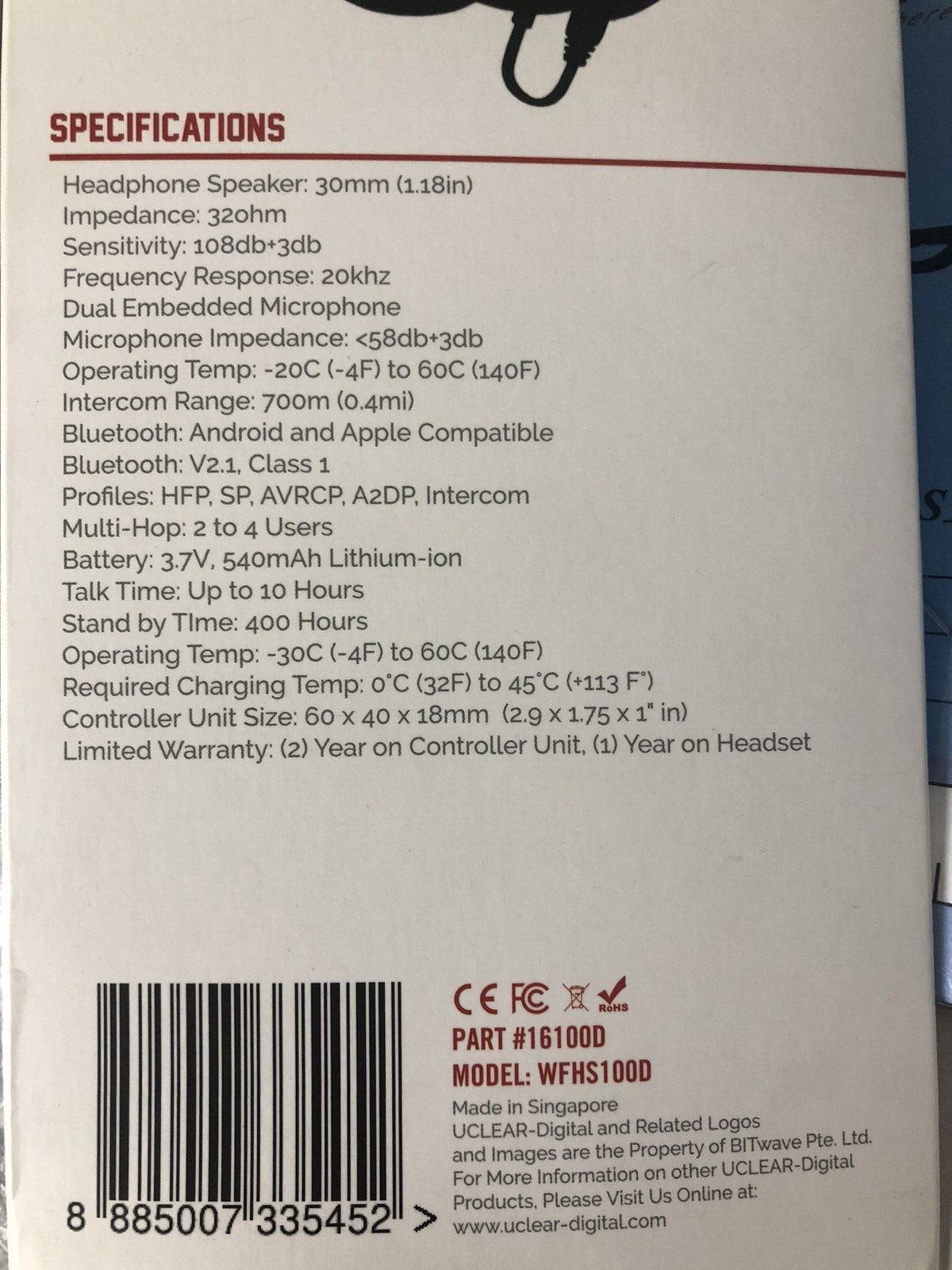 UCLEAR Digital Workforce Bluetooth Communication System