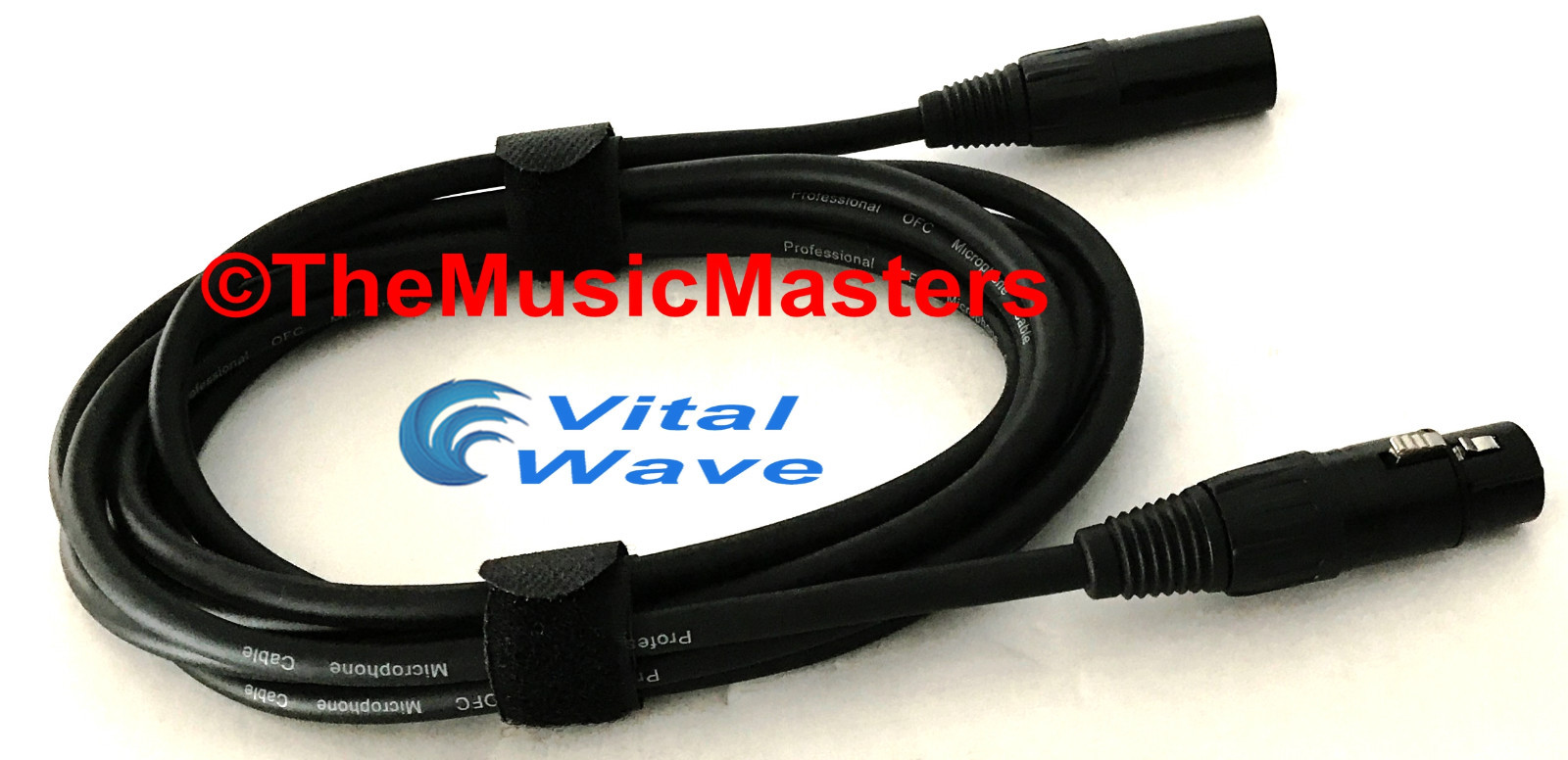 10ft XLR Microphone Mic Cable HQ Extension Amplified Powered Speaker Wire VWLTW