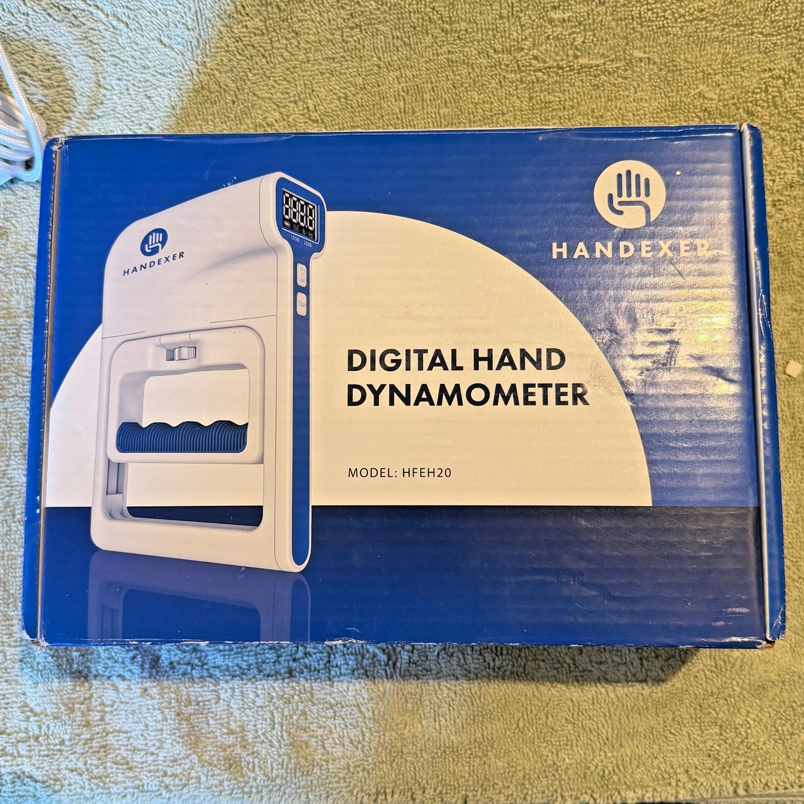 Handexer Digital Hand Dynamometer HFEH20, Used in Box, Perfect Working Condition
