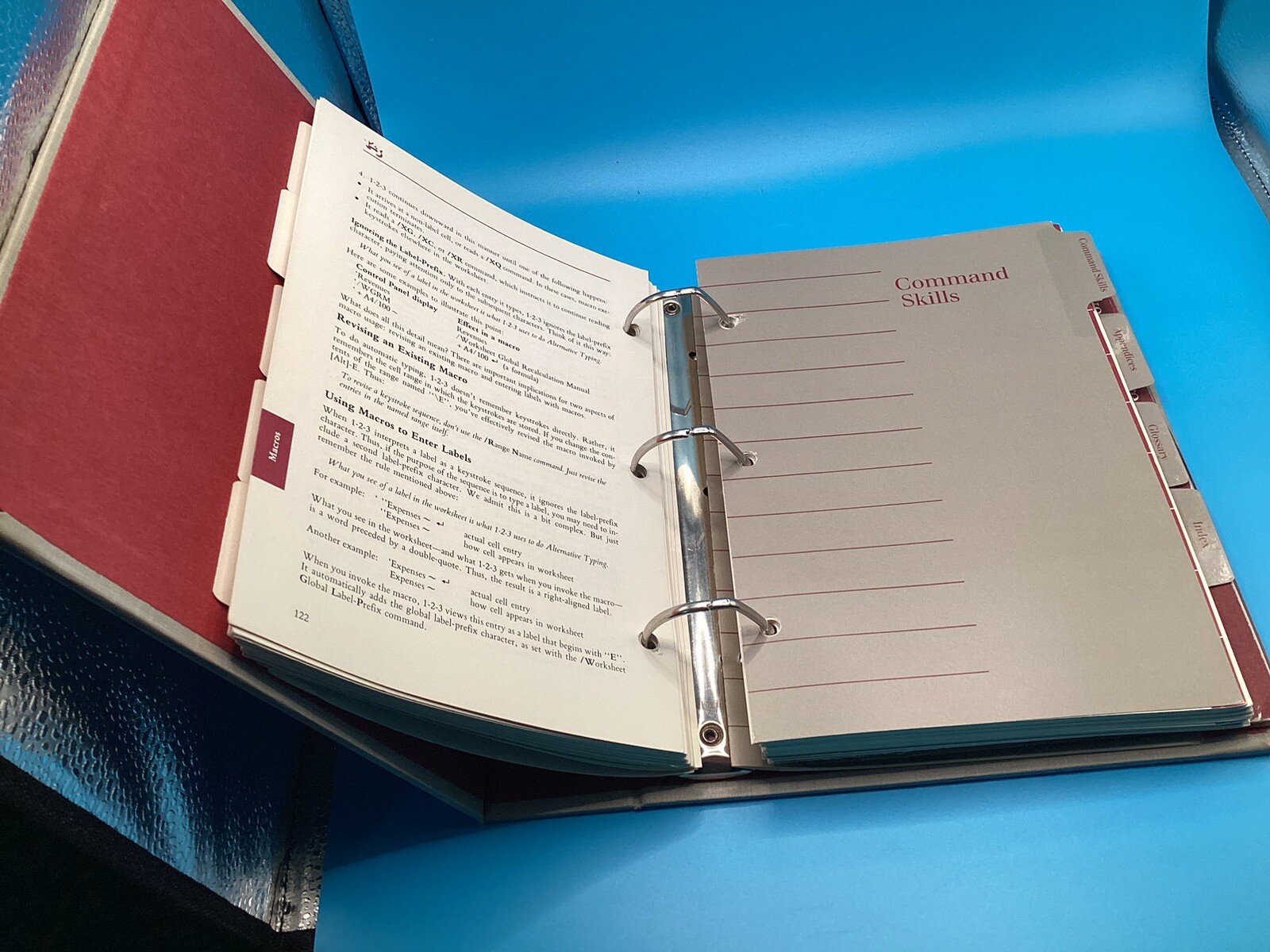 1983 Lotus 123 Spreadsheet Graphics Info Management Plus (No Software Included)