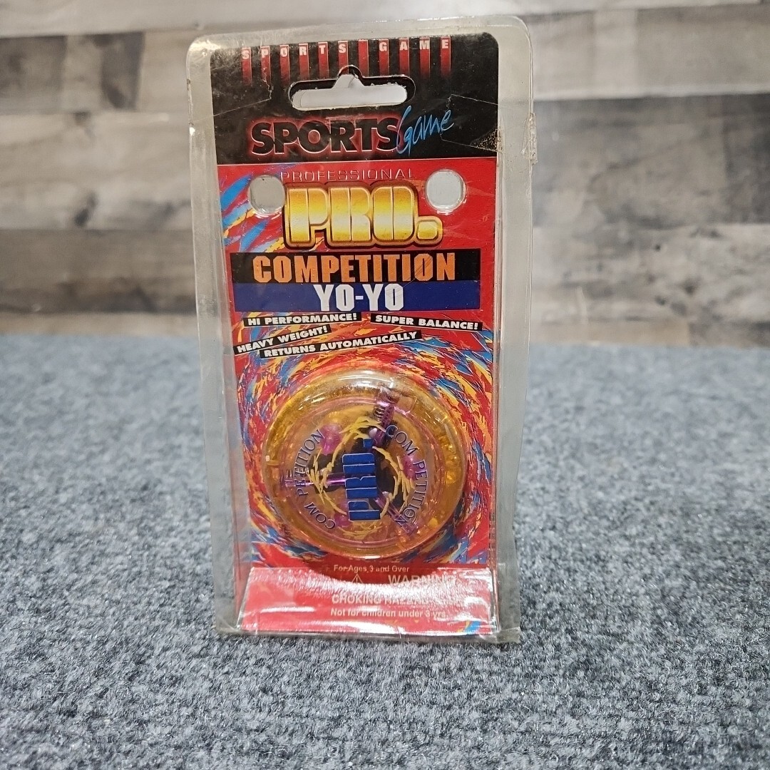 Yo-Yo Vintage 1990s Sports Game Pro Competition Retro Orange