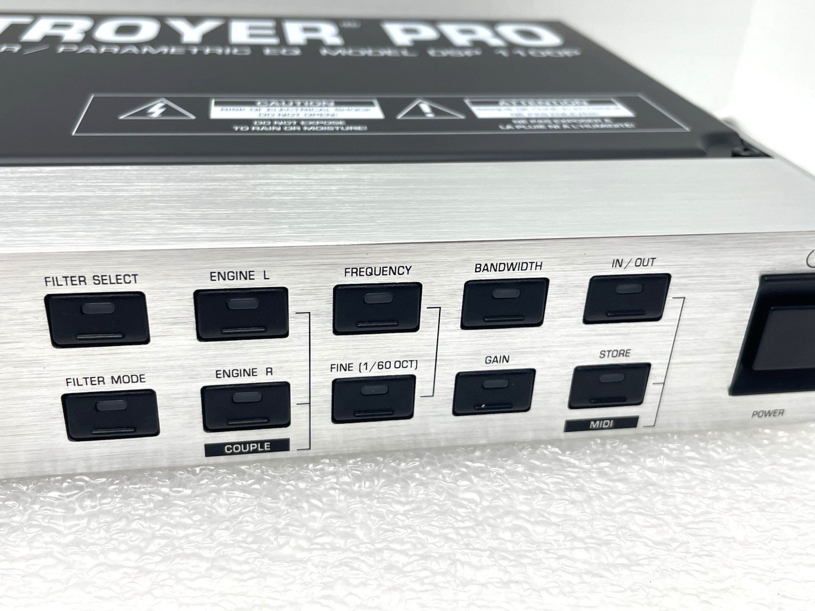 MINT BEHRINGER FEEDBACK DESTROYER PRO PARAMETRIC EQ DSP 1100P