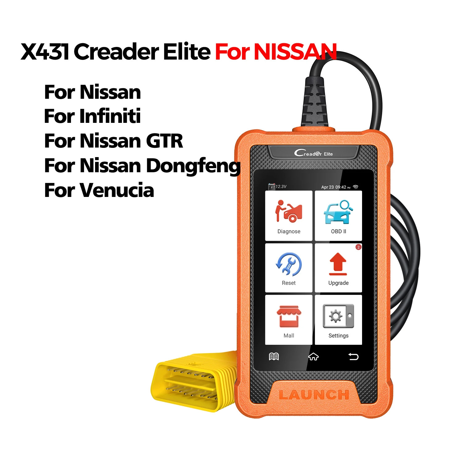 Car Diagnostic Tools Full System TPMS 31+ Reset Function Online Coding Scanner