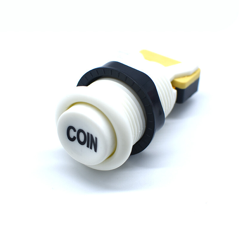 HAPP Style Arcade Game Player Start Push Button COIN With Microswitch JAMMA MAME