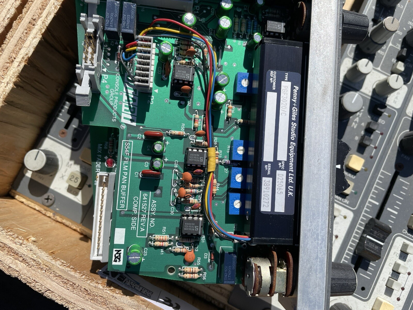 Otari Series 54 – Control Room Module Stereo - 36 Channels for console mixer
