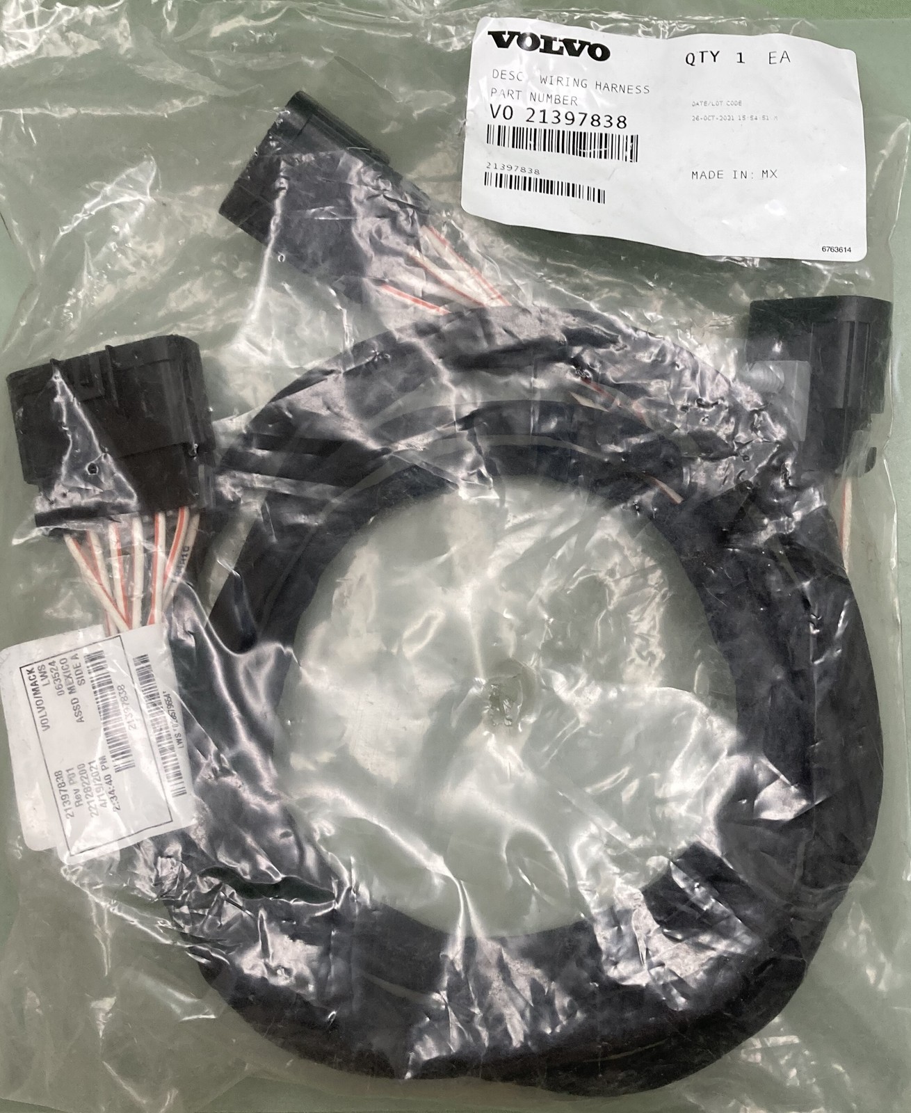 New Genuine Volvo 21397838 Multi-Purpose Wire Cable