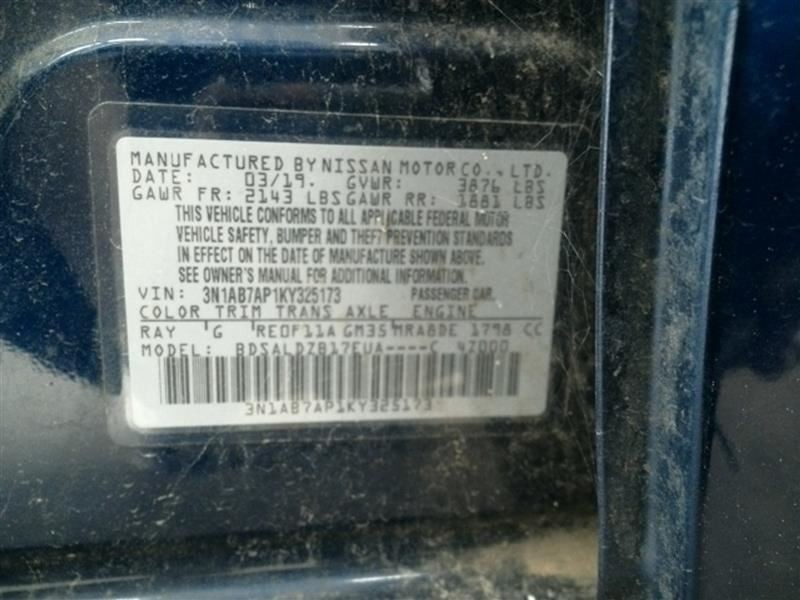 Passenger Right Front Spindle/Knuckle Fits 11-25 LEAF 104534289