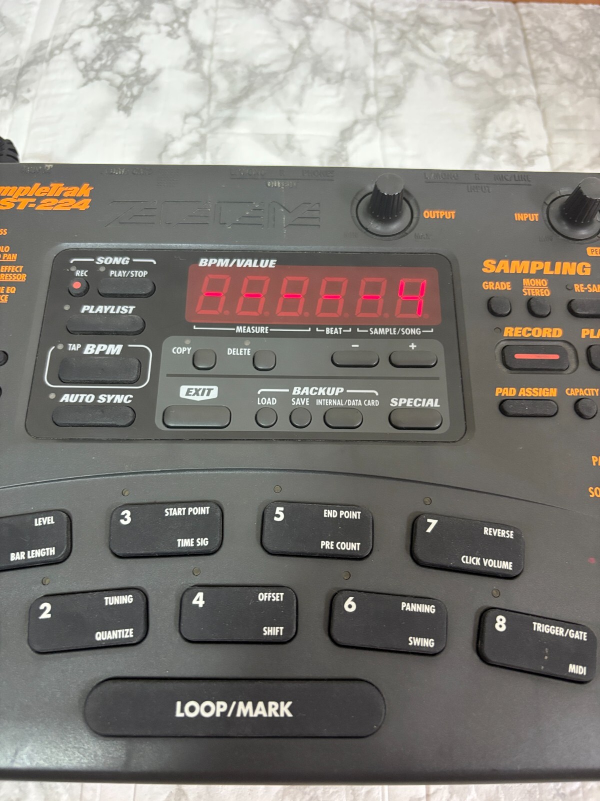 Zoom ST-224 SampleTrak Vintage Digital Sampler Rhythm Machine Japan Tracking