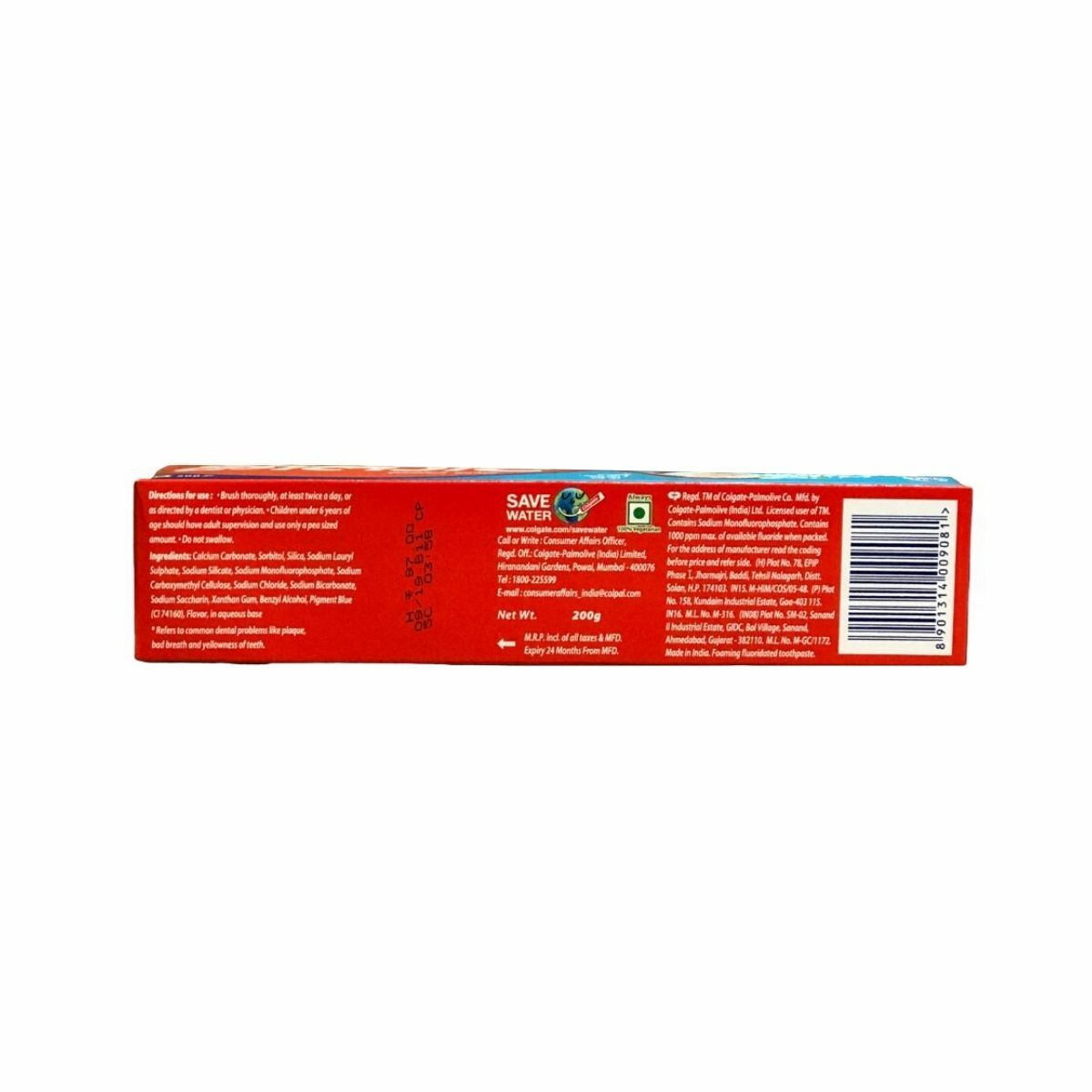 Colgate Active Salt Toothpaste 200g (Pack of 3)