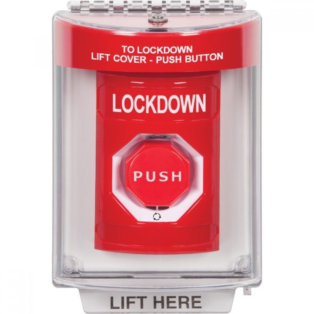 STI SS2039LD-EN Stopper Station Push, Turn-to-Reset Flush Cover