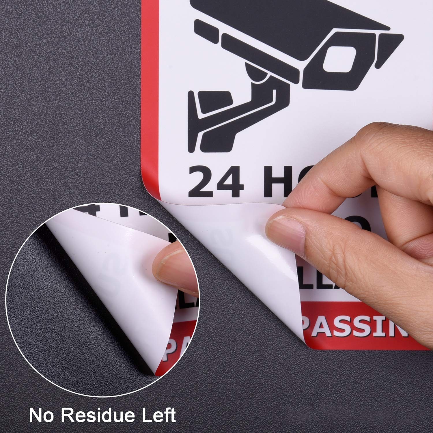 UV Resistant 10 Pack Video Surveillance Signs - Secure Your Property Effectively