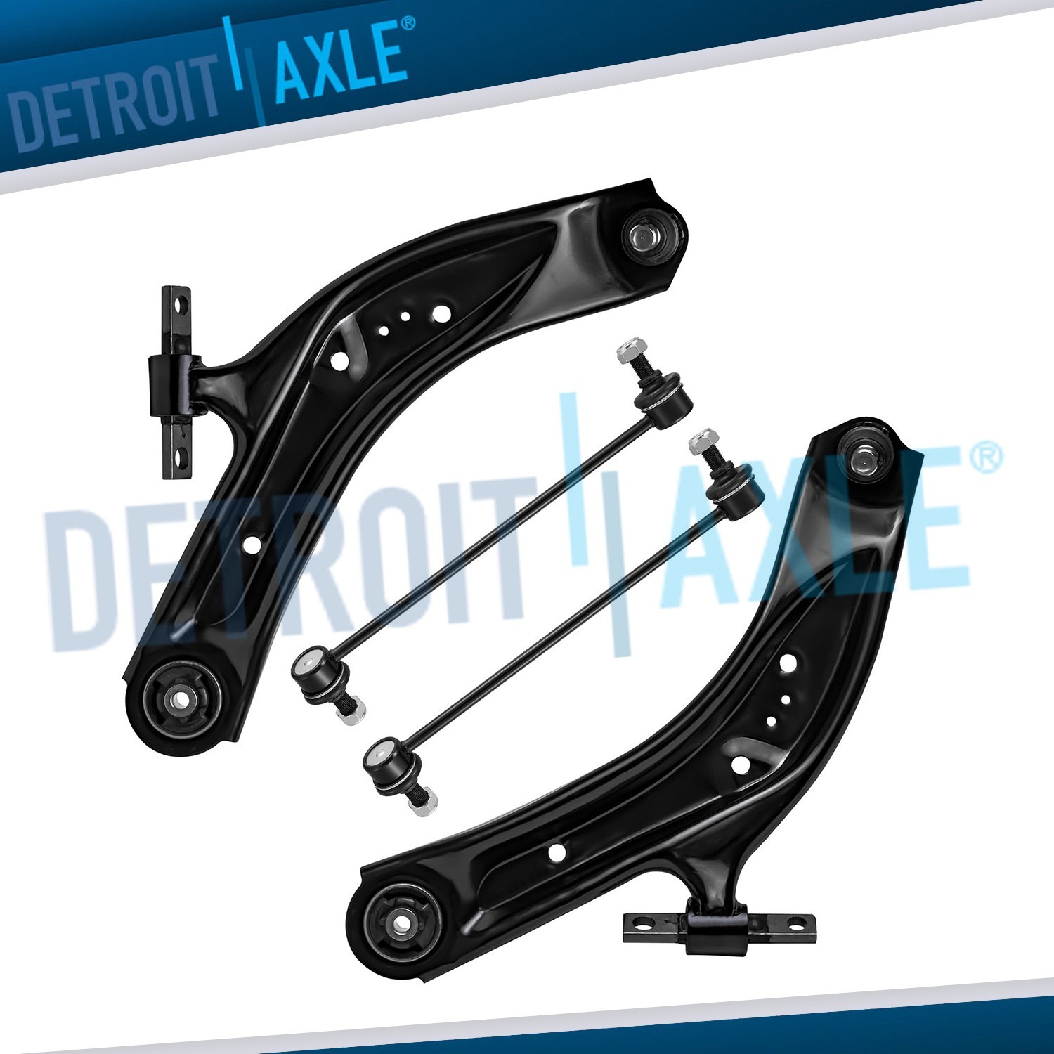Front Lower Control Arms w/Ball Joints Sway Bars for 2014-19 Nissan Rogue Sport