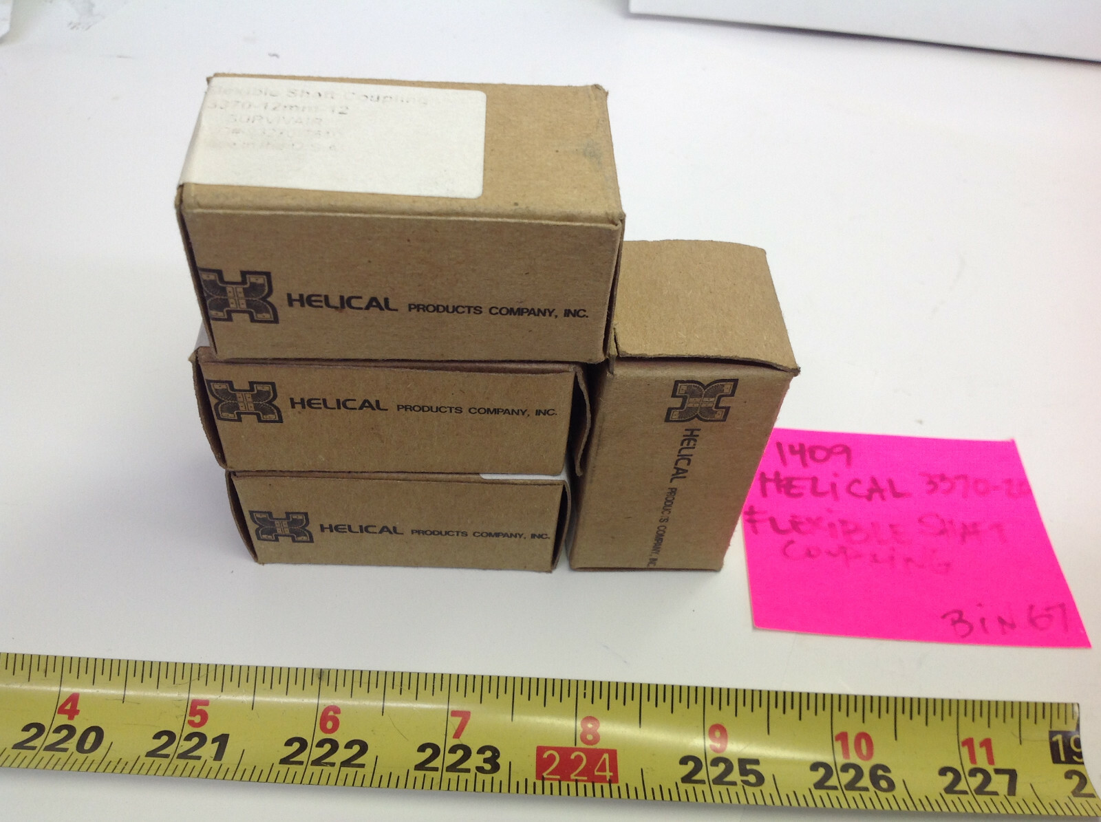 Helical 3370-20-12 Flexible Shaft Coupling hex/round (#1409-67)