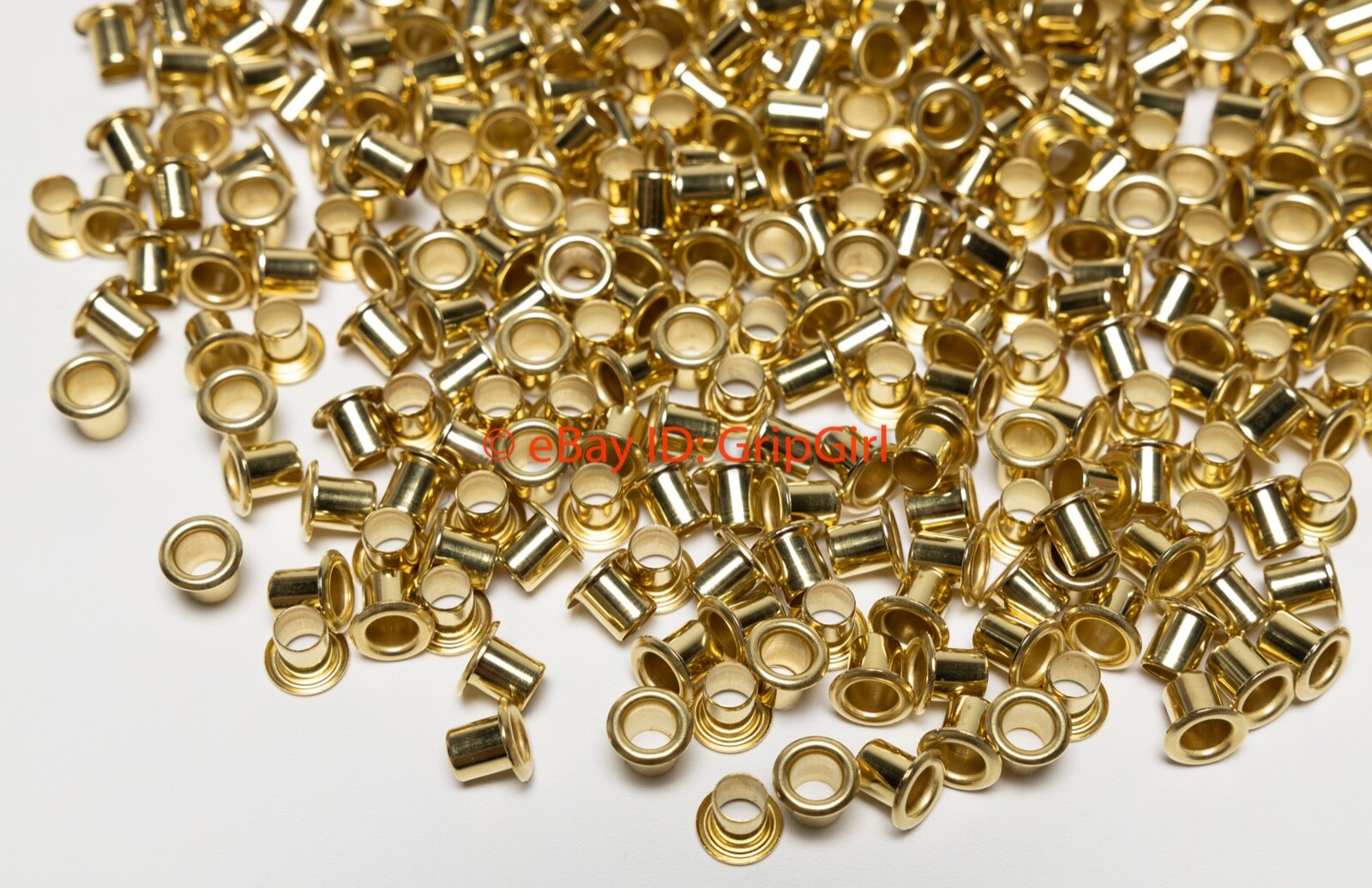 25x #8-9 1/4" Solid Brass Rivets GS8-9 Eyelets Custom Kydex Holster Hardware