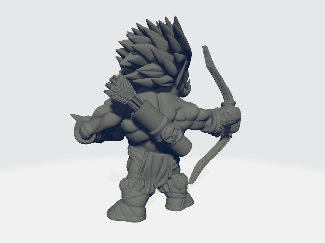 Chibiatures - Orc Ranger #4