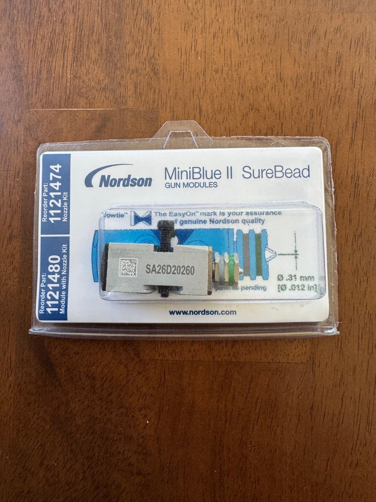New Nordson 1121480 1121474 Mini Blue II SureBead Gun Module