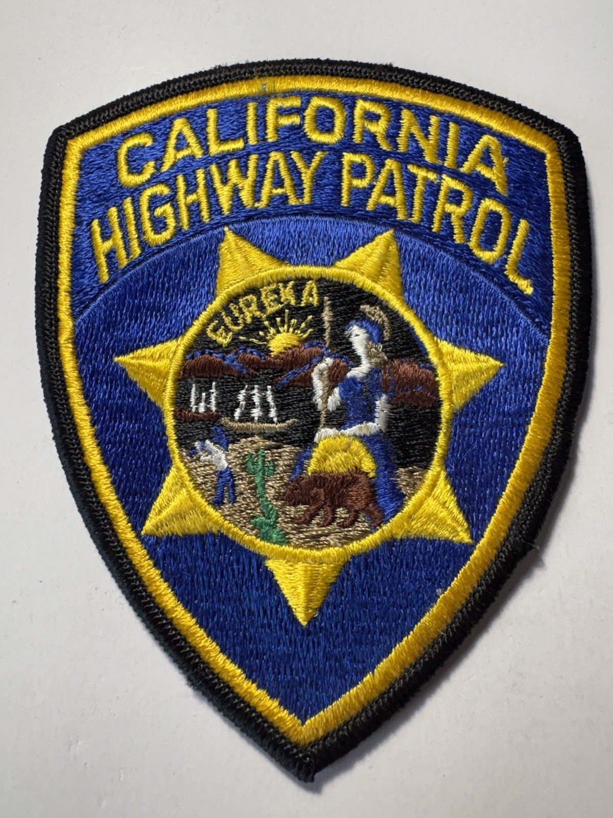 California Highway Patrol Shoulder Patch ~ Used