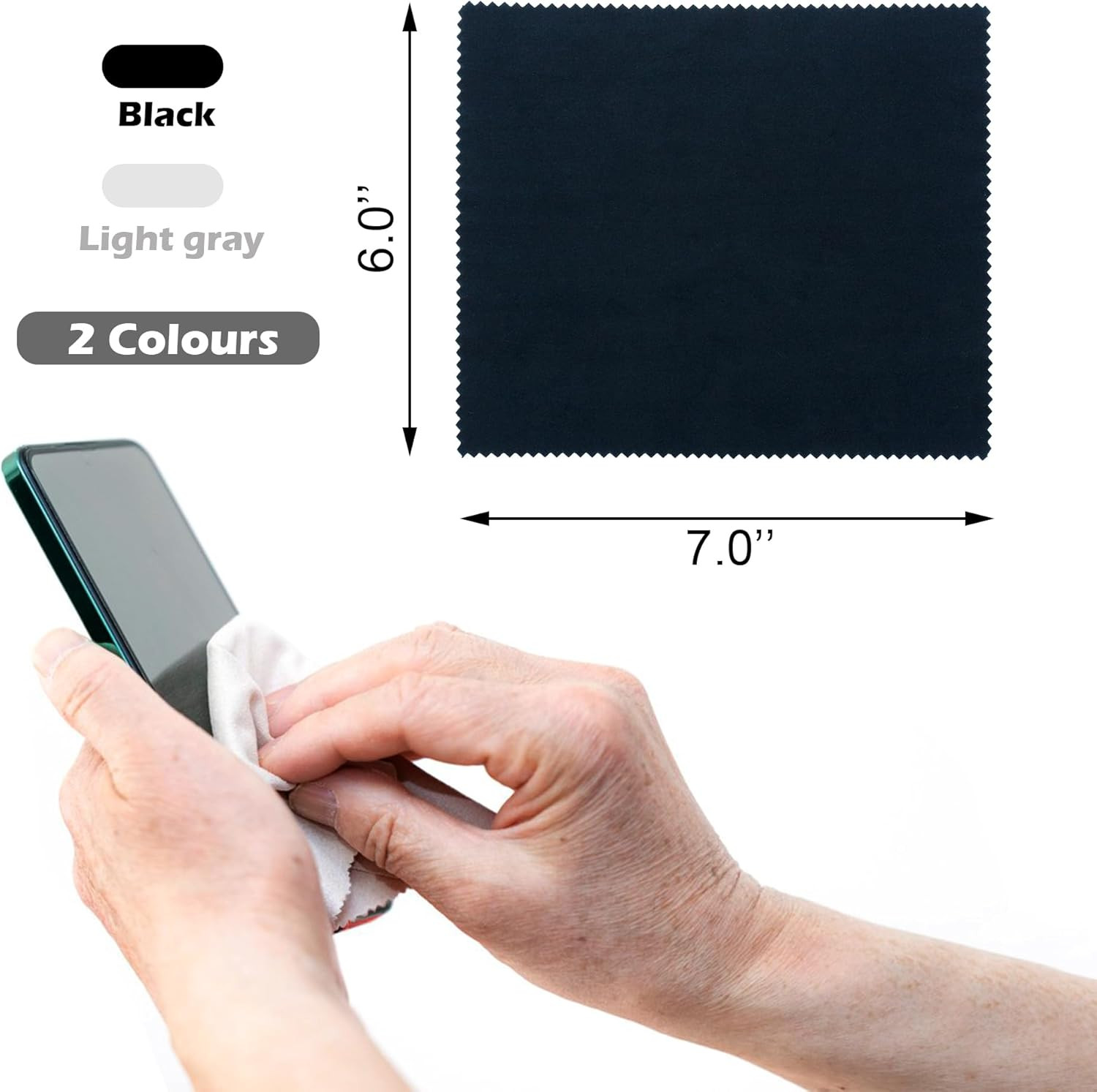 4 PCS Microfiber Cleaning Cloths Glasses Cleaning Cloth Safe and Effective Clean