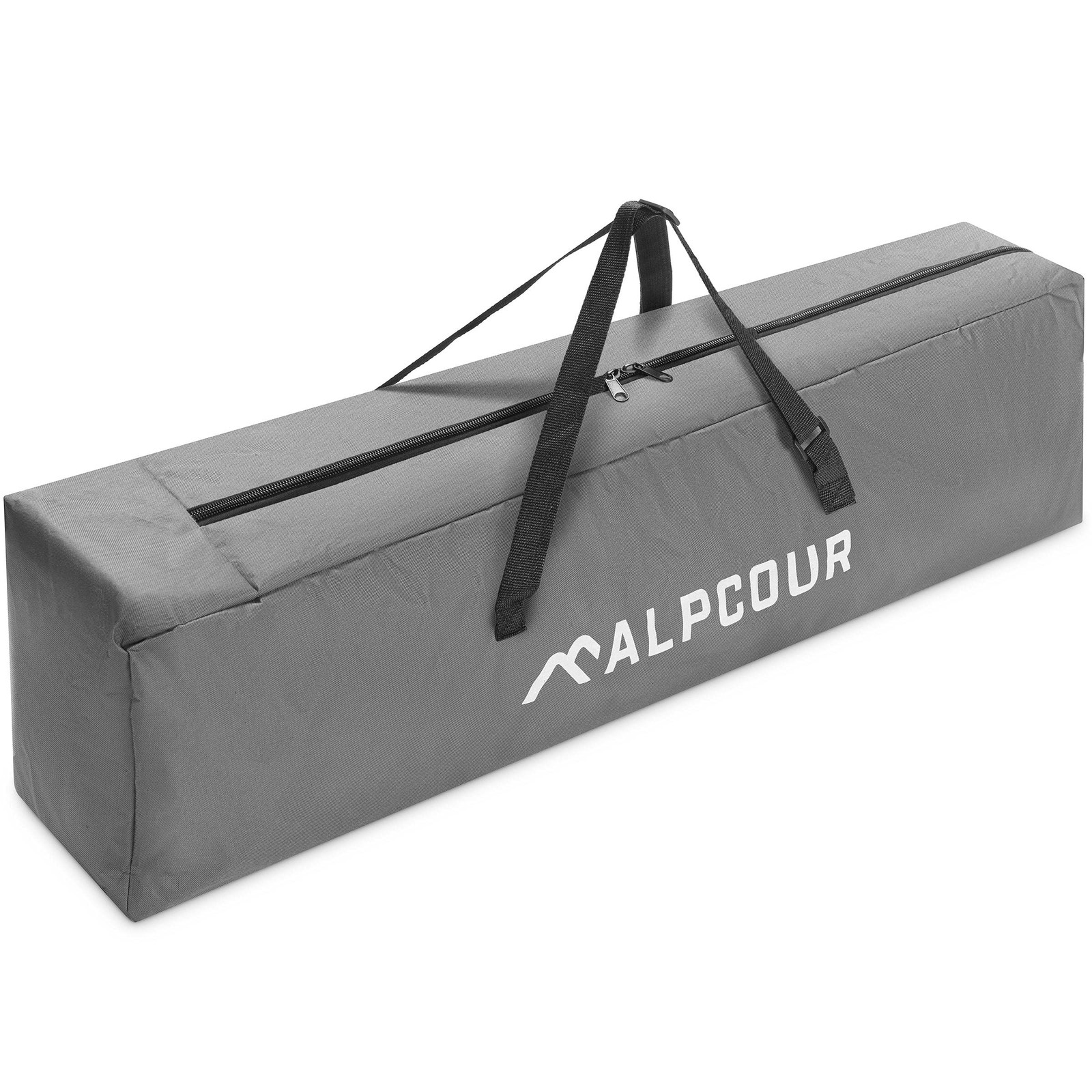 Alpcour Camping Cot Bag for Outdoor Camping, Travel and Beach – Large, Grey