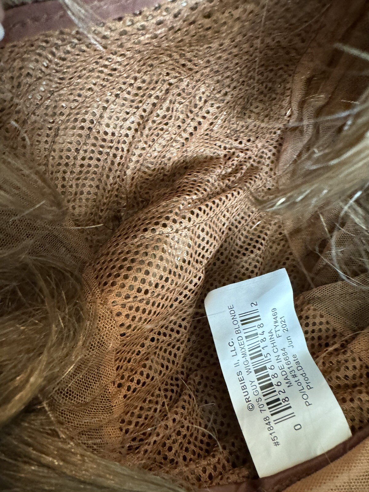 Rubie's - 70's Guy Blonde Wig