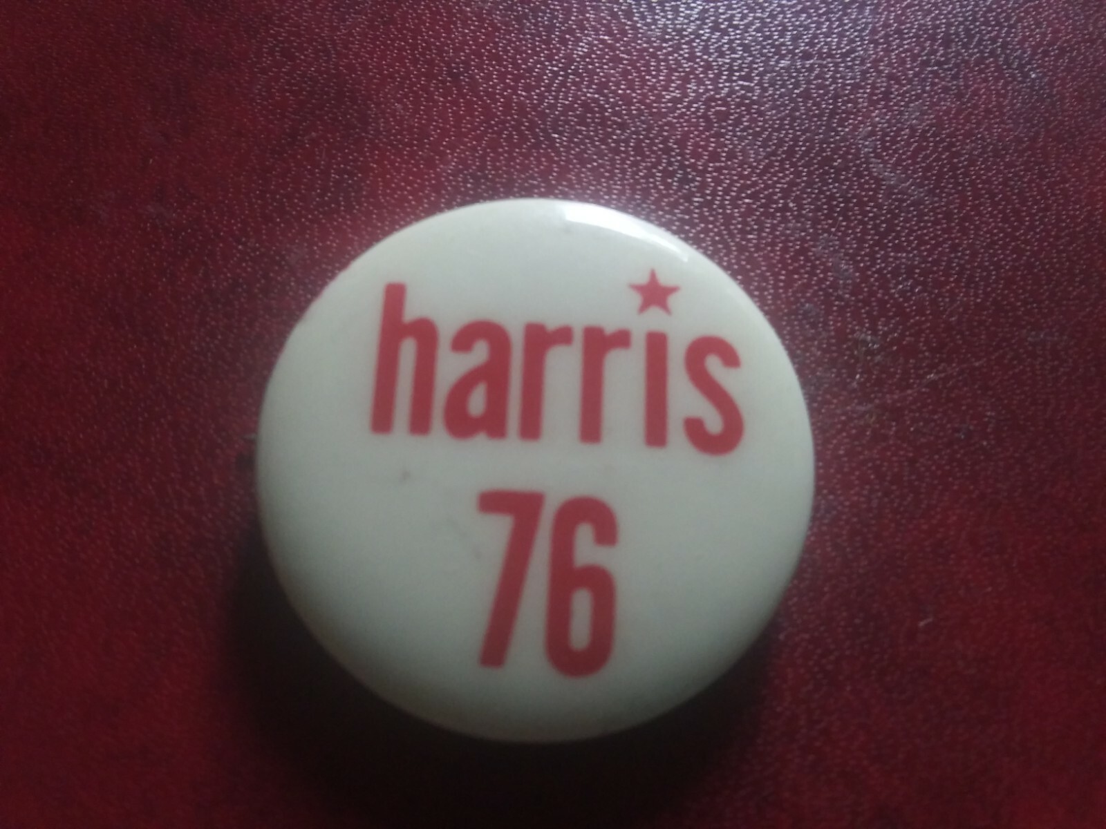 Presidential Fred Harris President Pin Back Campaign 1976 Button 76