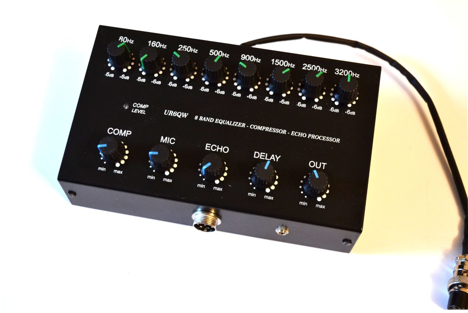 CB radio 8 Band Sound Equalizer Echo Compressor to Anytone AT-6666