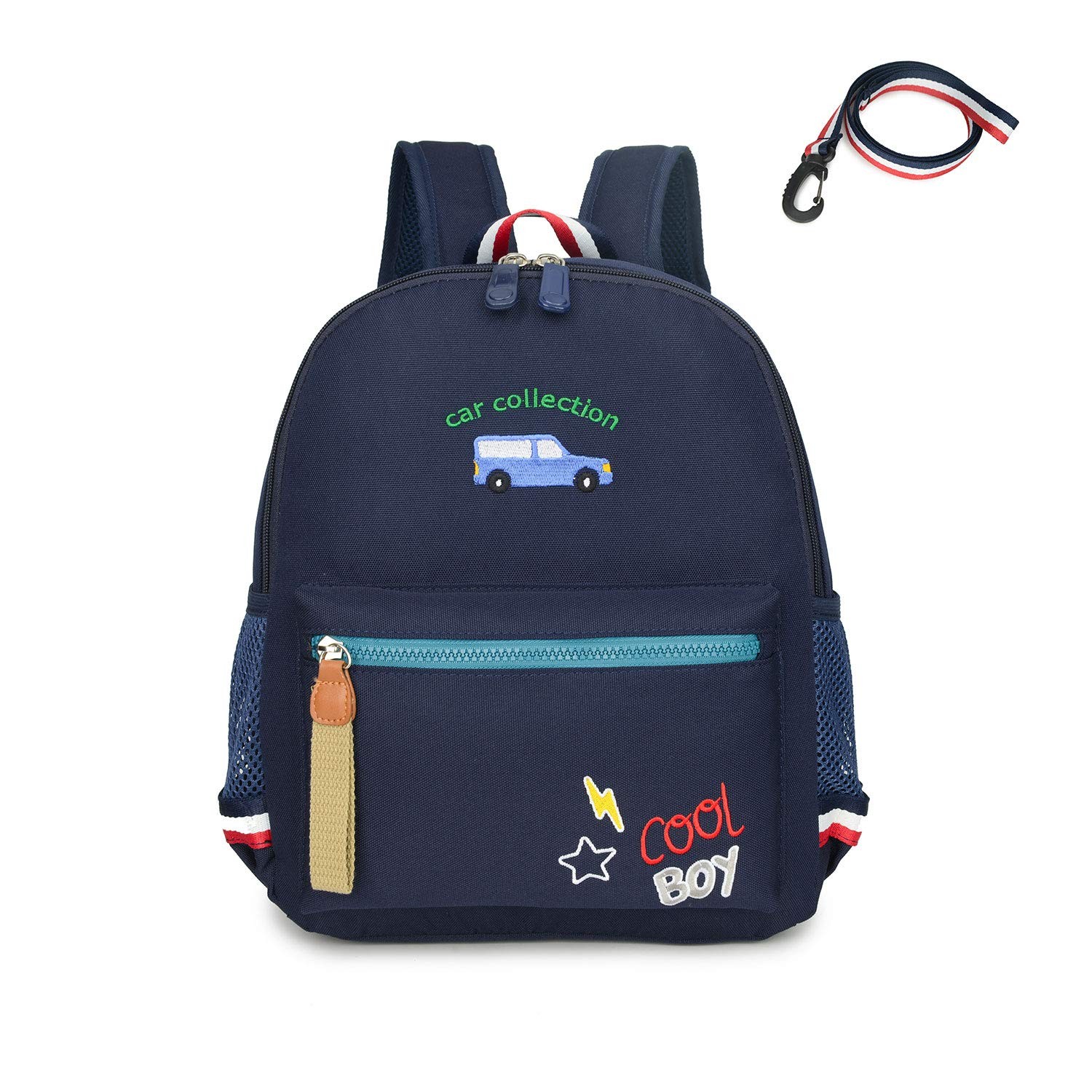 willikiva Cartoon Bus 12 Kindergarten Backpack for Kids Girls and Boys,Waterproo