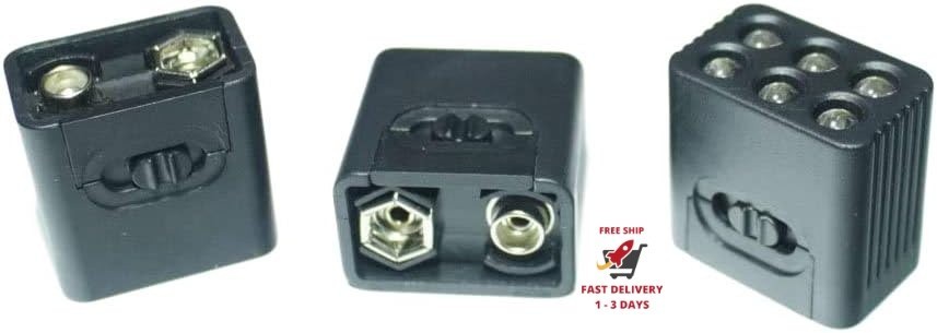 Linterna LED de 9 voltios - Ultra brillante (paquete de 3)
