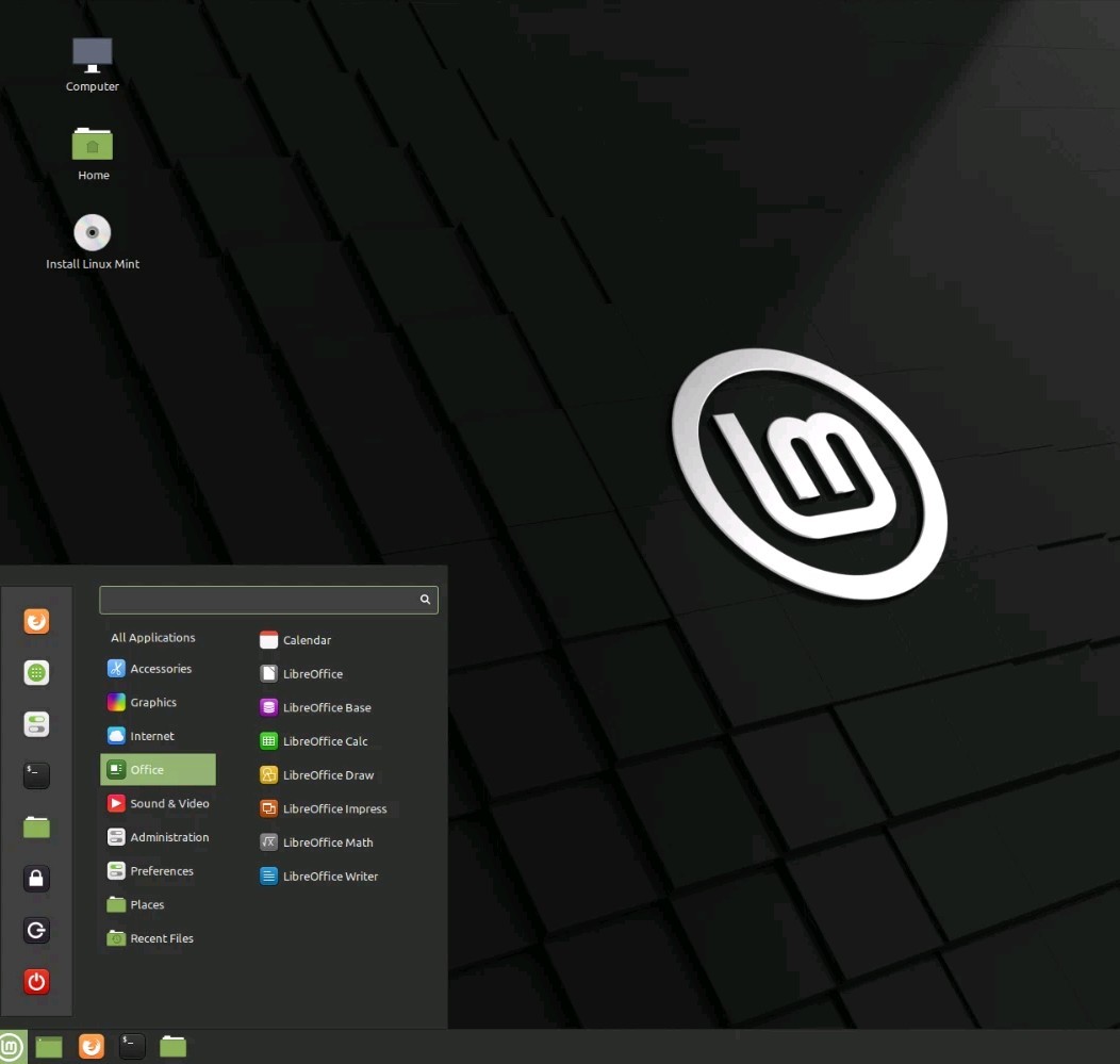 Linux Mint Cinnamon V22.3, 64-bit, Bootable Live and Install DVD