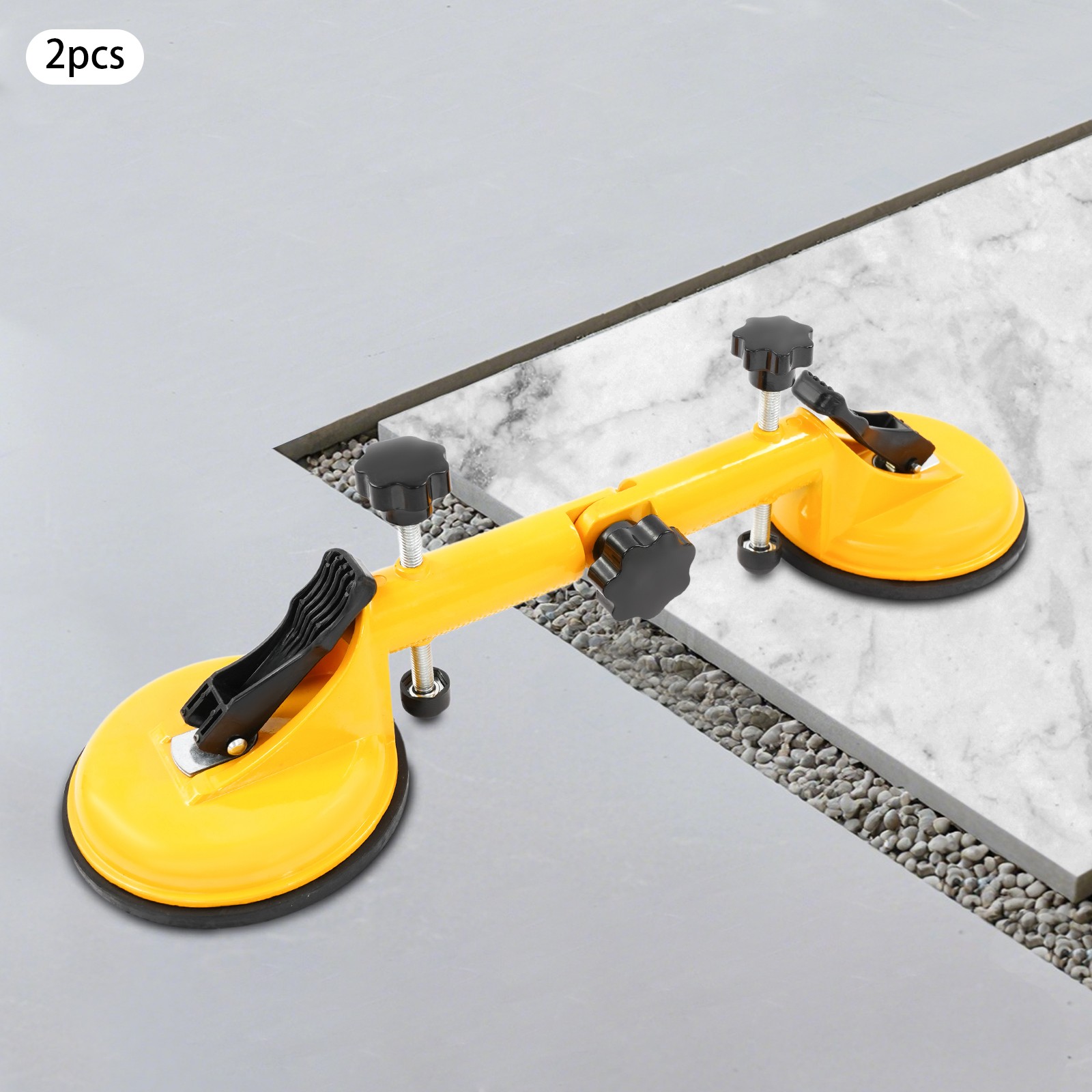 Vacuum Suction Cups Granite Seam Setter Adjustable w/ Vacuum Suction Cups 100kg