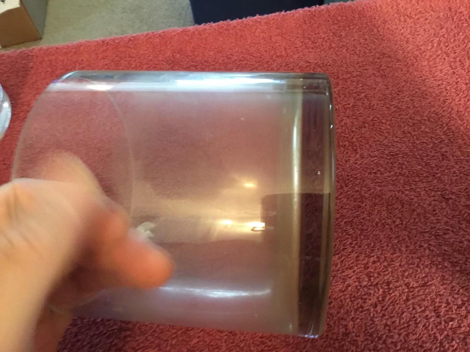 3 Clear Glass Containers