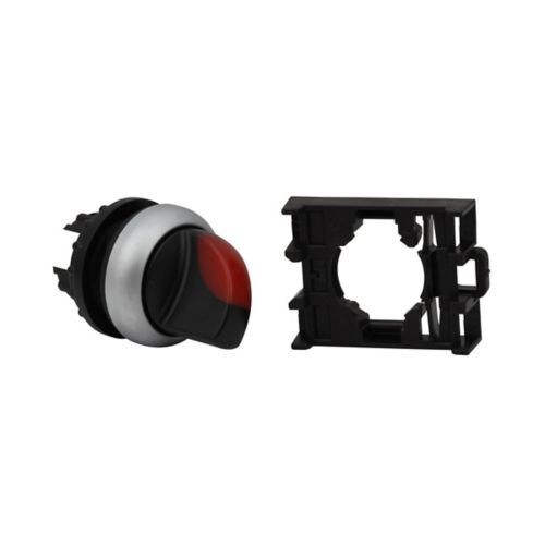 NEW Eaton M22-WLK3-R Selector Switch Illuminated 3 Position Momentary Red 22mm