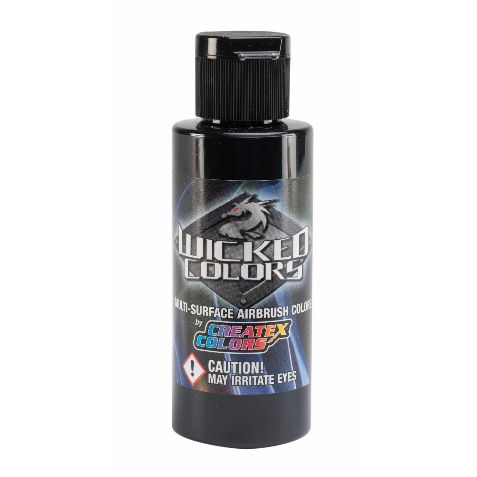 Createx Wicked Colors W002 Black 16oz. water-based universal airbrush paint