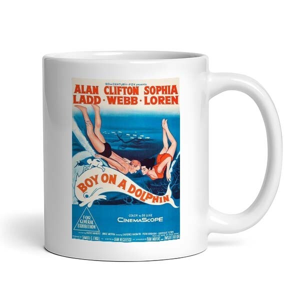 Boy On A Dolphin - 1957 - Mug