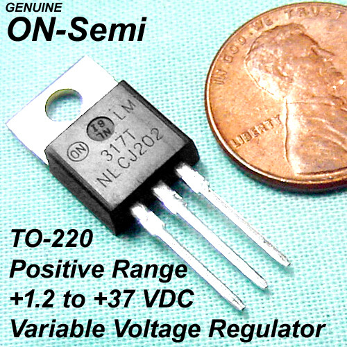 (5) LM317 2~37 Volt @ 1.5 Amp - Variable Voltage Regulator TO-220 *USA SELLER*