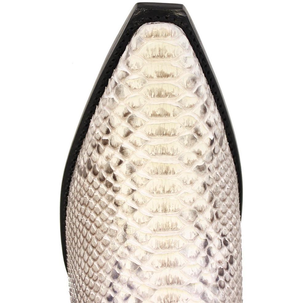 LOS ALTOS MEN NATURAL GENUINE PYTHON SNAKE COWBOY SNIP-TOE BOOT 945749 (D)