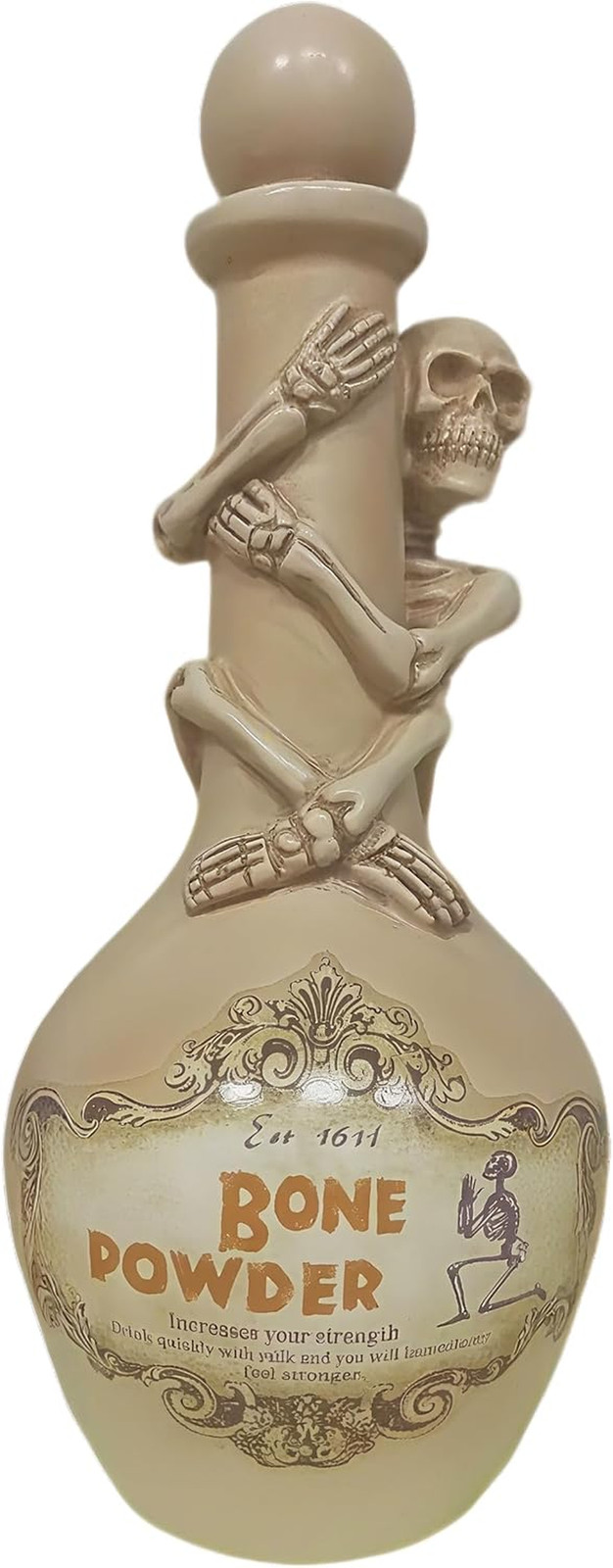 Halloween Party Decorations Potion Bottles - Resin Tan Sketeton Décor