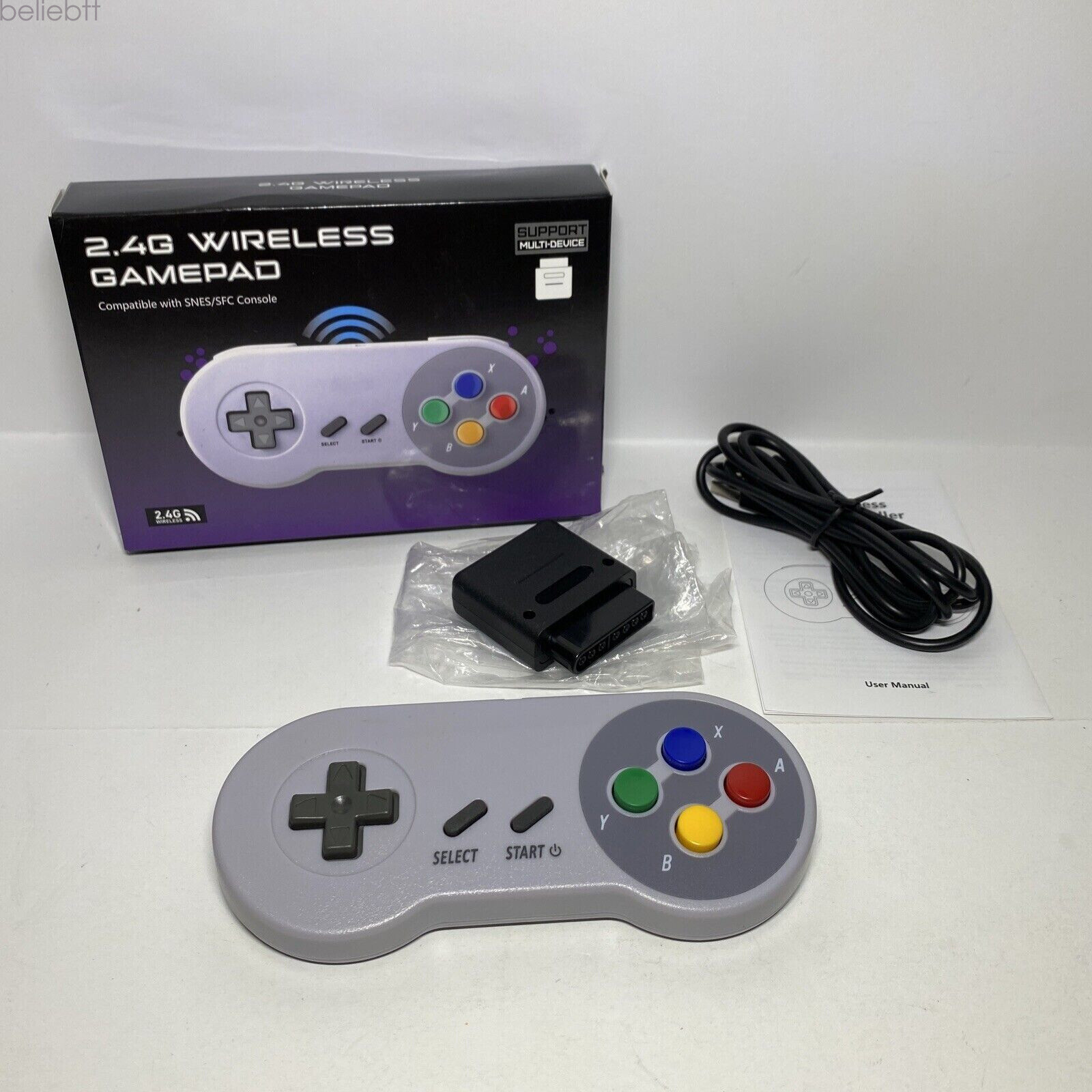 Wireless SNES Gamepad Receiver For Classic Super Nintendo Entertainment System