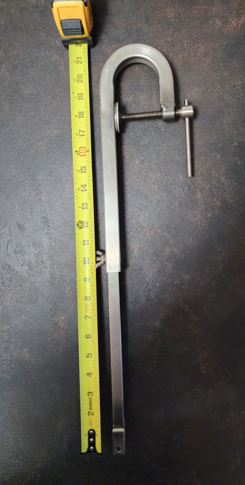 Universal Stainless Steel mount for sonar transducer, Strong and Solid.