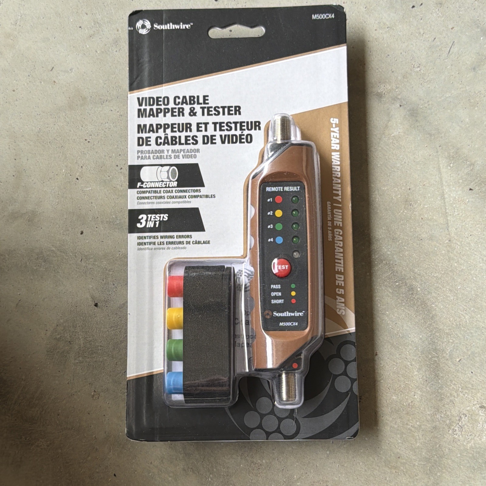 SOUTHWIRE M500CX4 VIDEO CABLE MAPPER & TESTER