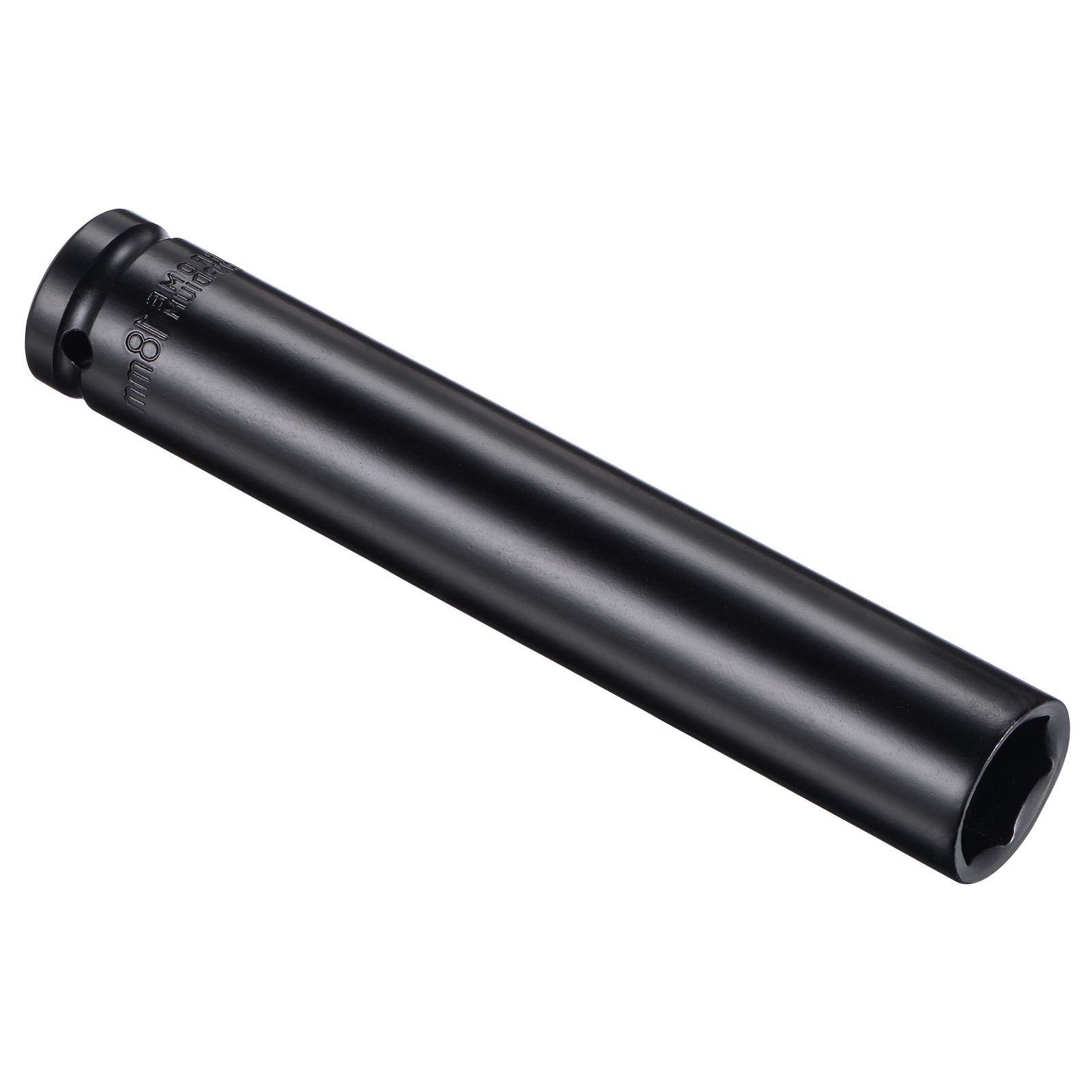 18mm Deep CR-V Steel Socket For Disassembly Tightening Nuts 6" Length