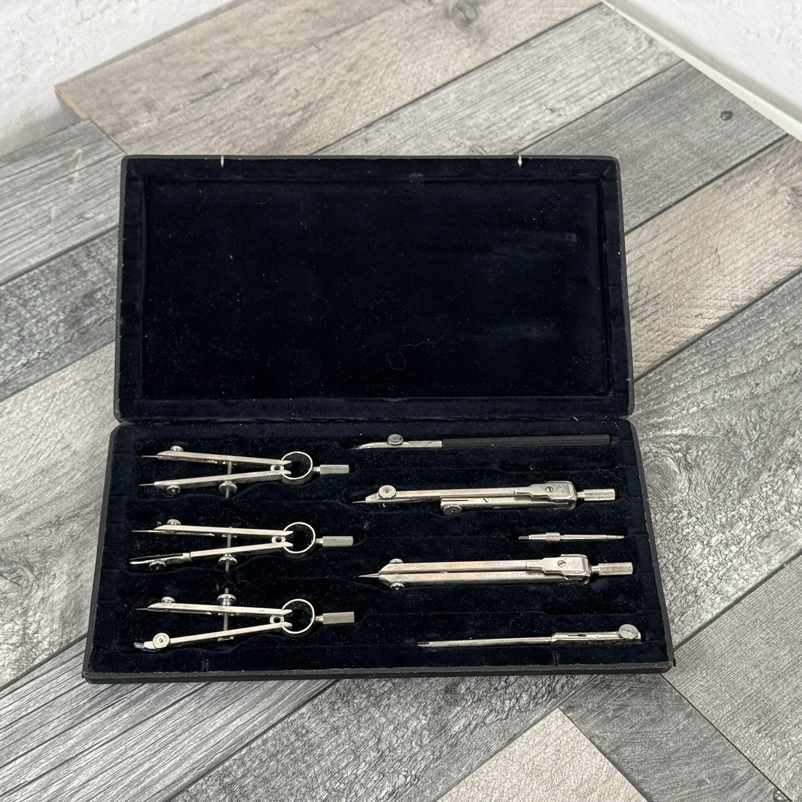 Jakar Drawing Draughtsman Instruments Vintage  S.100 Scientific Technical Case